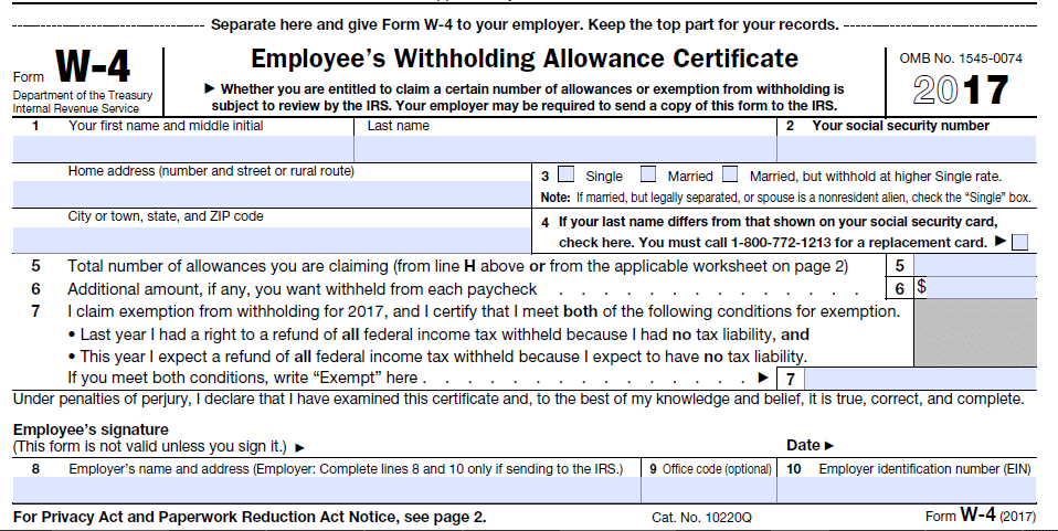 Additional Payroll And Withholding