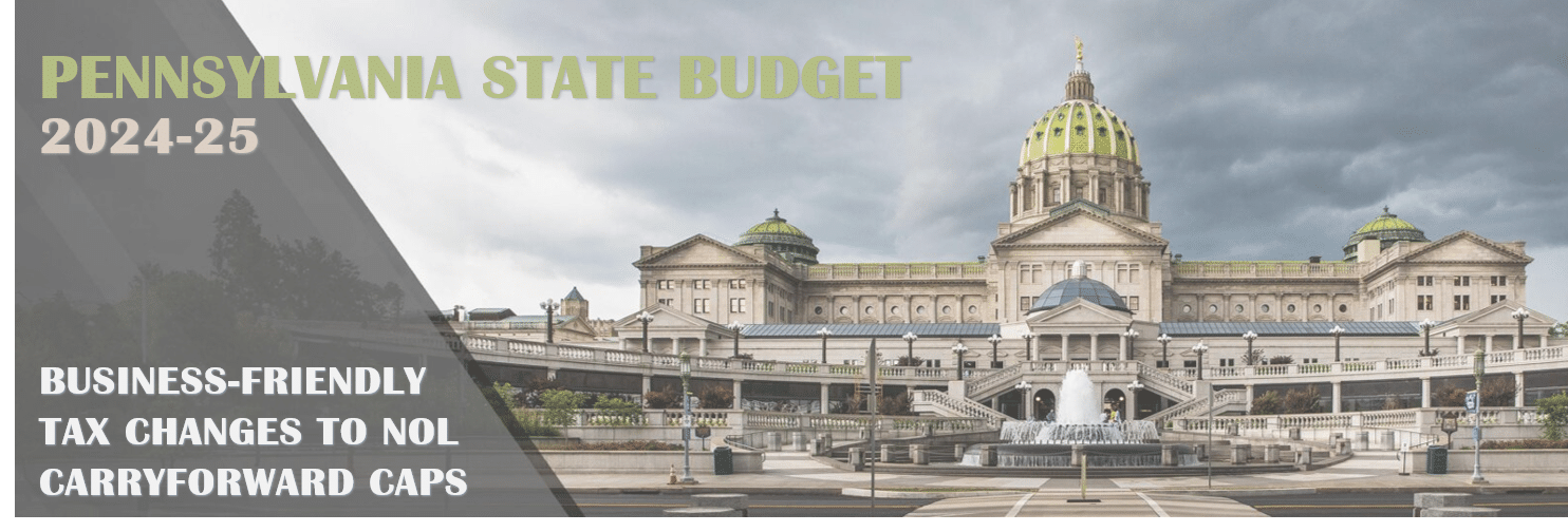 Pennsylvania Introduces NOL Deduction Limitation Relief GYF