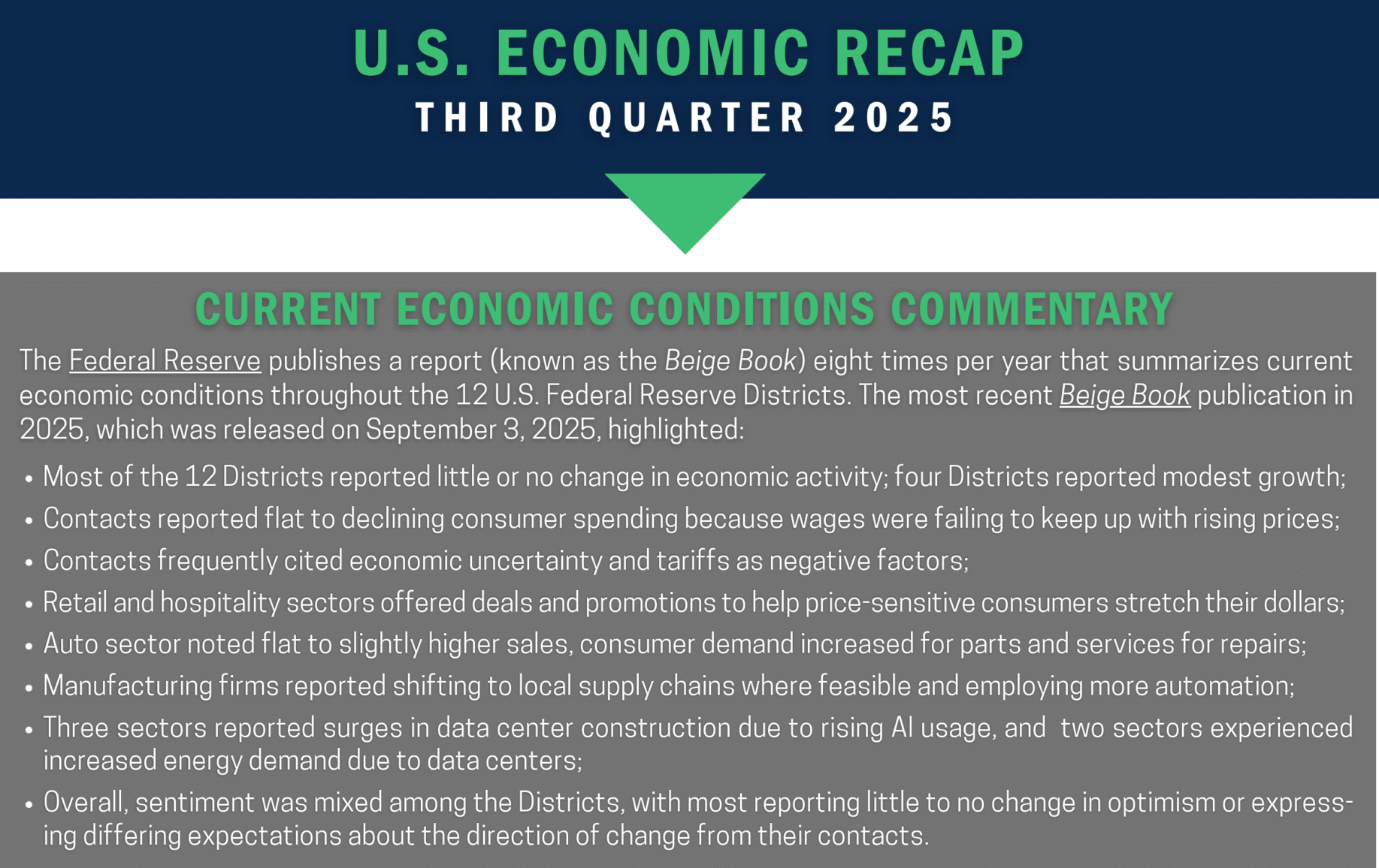 Economic Recap – Q3 2025 - GYF